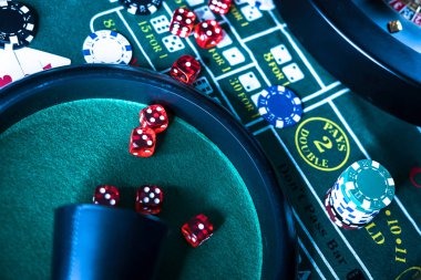 Baccarat game in progress